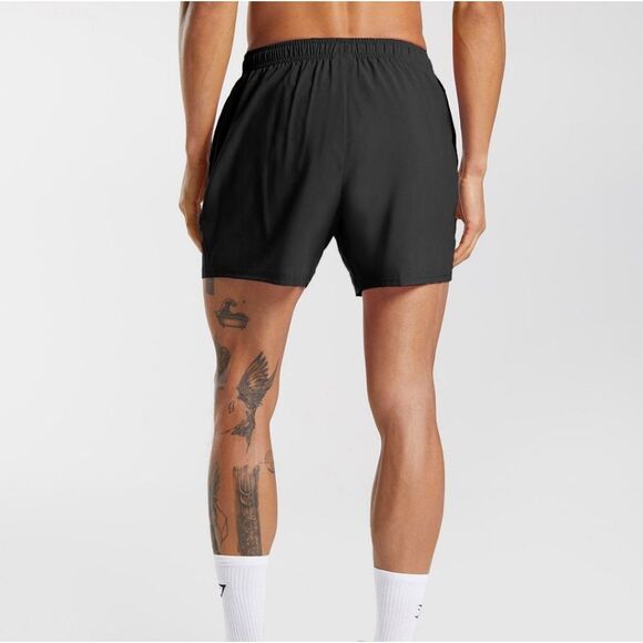 Gymshark ARRIVAL 5" SHORTS Black NWT in packaging - Picture 2 of 6